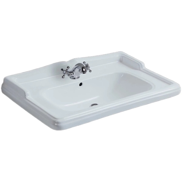 Раковина мебельная Caprigo 80 см белая CH-800 (детальная фотография)