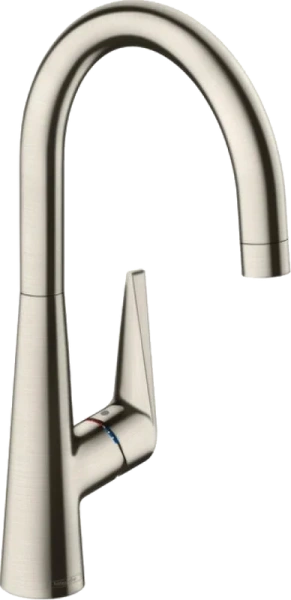 Смеситель для кухни Hansgrohe Talis M51 сталь 72816800 (детальная фотография)