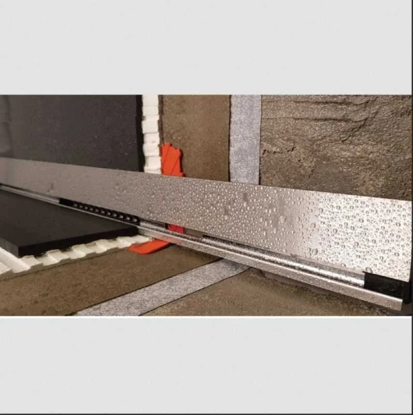 Душевой лоток BERGES Wall 60 см матовый хром 090056 (детальная фотография), душевой лоток