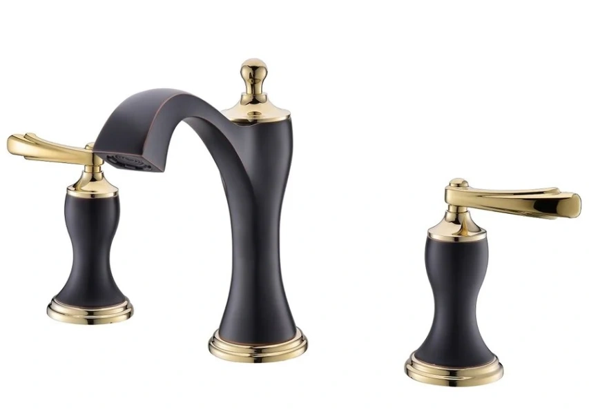 Смеситель для раковины Timo Unari черный антик 7511/04F (детальная фотография)