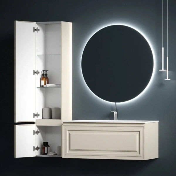 Шкаф-пенал подвесной Sancos Very 35 см правый, beige soft PVR35RCE (детальная фотография) index_1