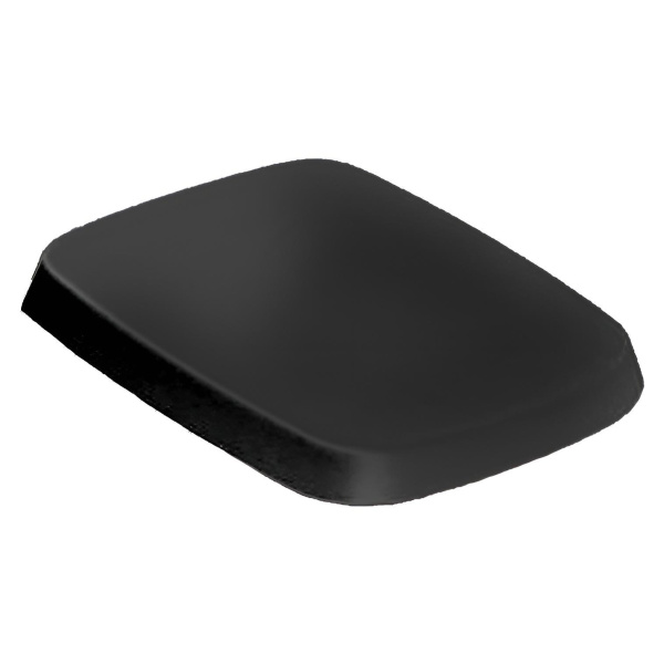 Сиденье для унитаза, softclose, цвет антрацит матовый, петли хром, Simas Evolution EVO004 ANTRACITE MATT (детальная фотография)