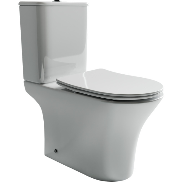 Унитаз компакт Ceramica Nova Fortuna CN9001-B санфарфор (детальная фотография)