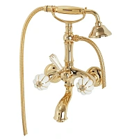 Смеситель для ванны Migliore Olivia золото/декор золото