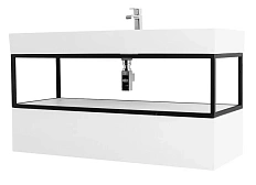 Каркас с раковиной подвесной Cezares CADRO-120/46/30-1C-SO-MET-ST 120 см стальной