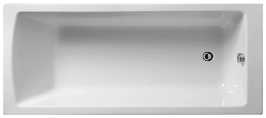 Ванна акриловая Vitra Neon 55840001000, 180 x 80 см, цвет белый (детальная фотография), 180 см