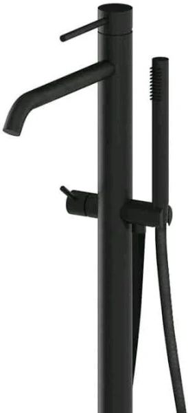 Смеситель для ванны Paffoni Light черный LIG032NO (детальная фотография), для ванны