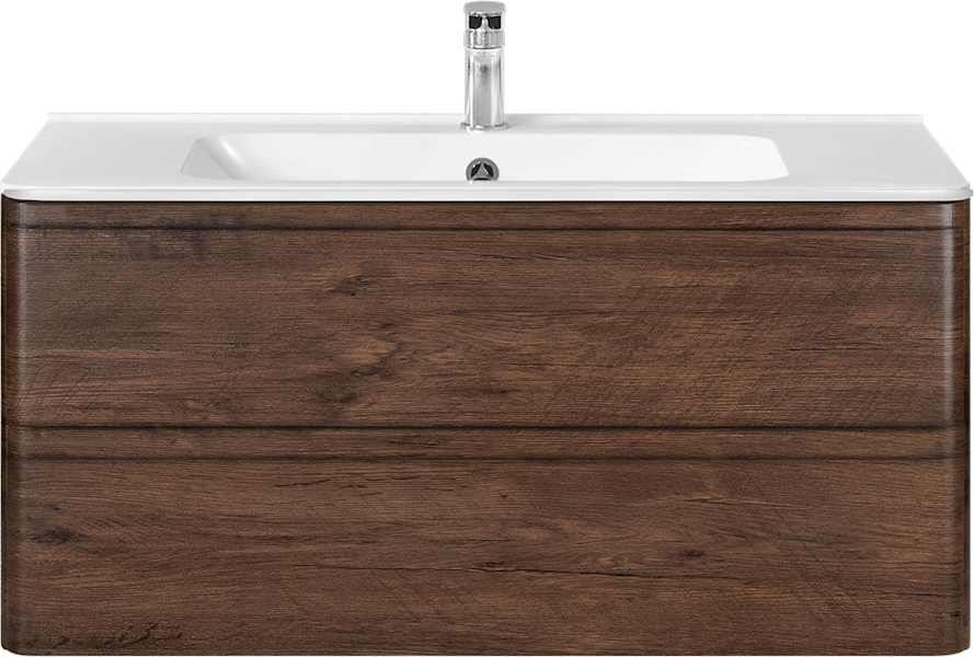 Тумба под раковину подвесная Vincea Vico 99,5 см R.Wood VMC-2V100RW (детальная фотография)