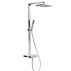 Душевая стойка Black&White Universe хром