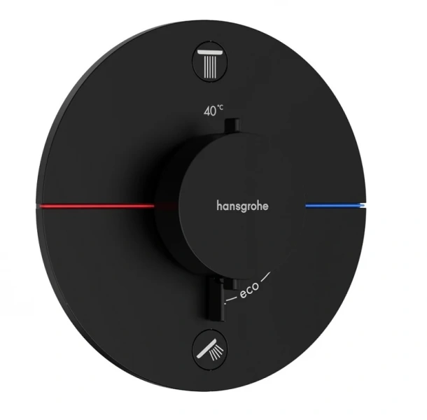 Смеситель для душа Hansgrohe ShowerSelect черный матовый 15554670 (детальная фотография)