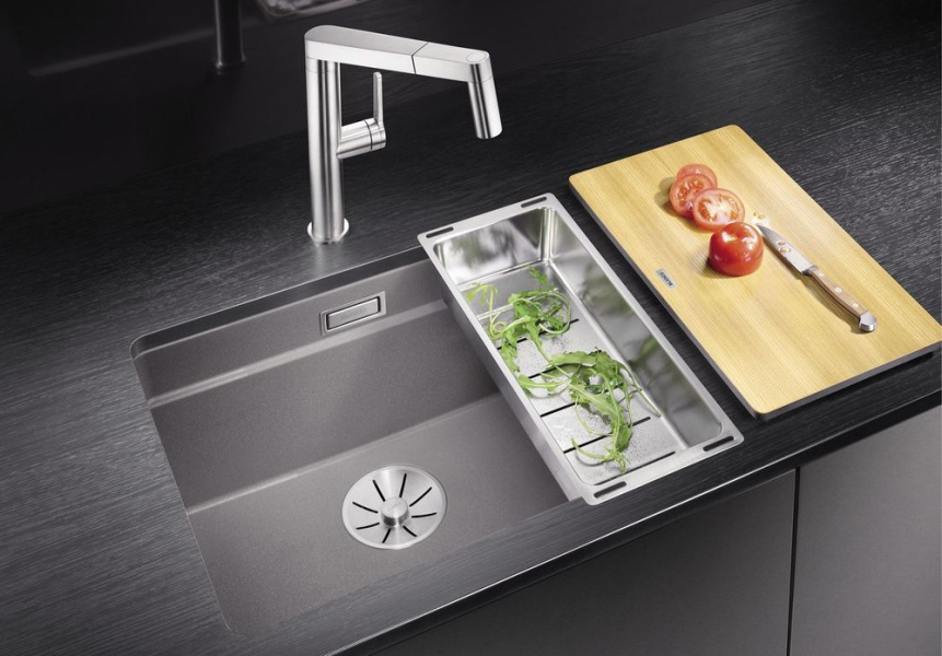 Мойка для кухни Blanco Etagon 500-U 53 см антрацит 522227 (детальная фотография), другие