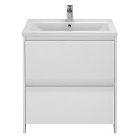Тумба под раковину напольная Velvex Klaufs 70 см белая глянцевая