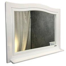 Зеркало Comforty Павия 95 см белый глянец