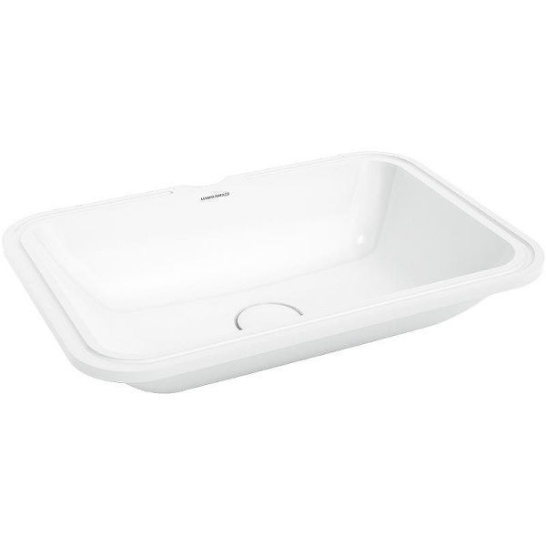 Раковина Kerama Marazzi Plaza 55 см встраиваемая снизу PLR.wbu.55 (детальная фотография)