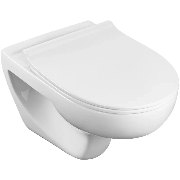 Унитаз с инсталляцией Roca Victoria безободковый с крышкой 346393+ZRU80139+111.300 (детальная фотография) index_1