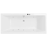 Ванна гидромассажная Excellent Pryzmat Soft 190 x 90 см, белый/хром, WAEX.PRY19.SOFT.CR