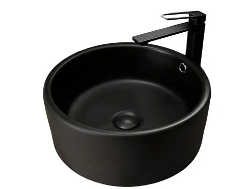 Раковина GID Esfera N9130bg 42 см черная - фото 2
