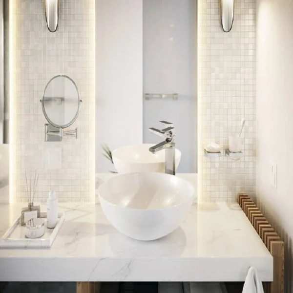 Мыльница Hansgrohe AddStoris 41746 настенная (детальная фотография), металлические, стеклянные