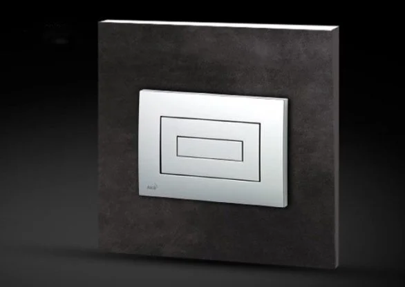 Клавиша смыва Alcaplast белая M470 (детальная фотография), белые