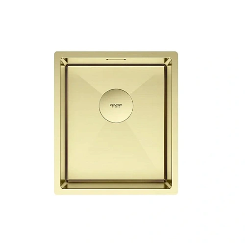 Мойка для кухни Paulmark Next 38 см светлое золото - фото 4