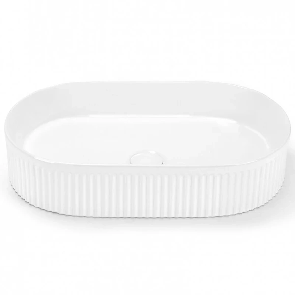 Раковина Abber Bequem AC2116 60 см овальная (детальная фотография), накладные (на столешницу), пристенные