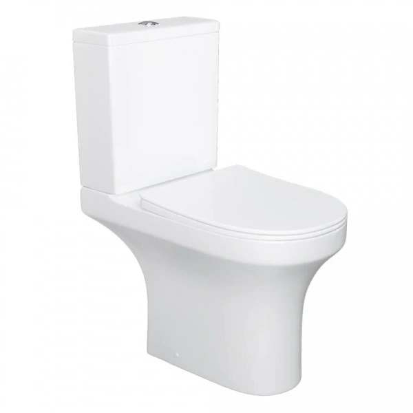 Унитаз компакт Damixa Skyline безободковый DX35C8600SC (детальная фотография)