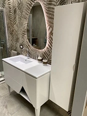 Тумба под раковину подвесная Cezares 1973 100 см Bianco Opaco