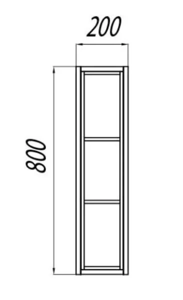 Полка для ванной Акватон Брук 20 см дуб феррара 1A200903BCDF0 (детальная фотография), нет в наличии