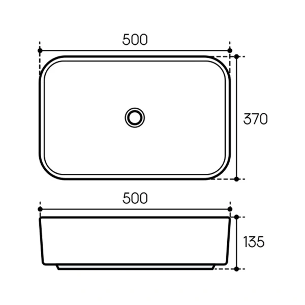 Раковина Aqueduto ESPIRAL 50 см черная матовая ESP0440 (детальная фотография), современные, hi-tech