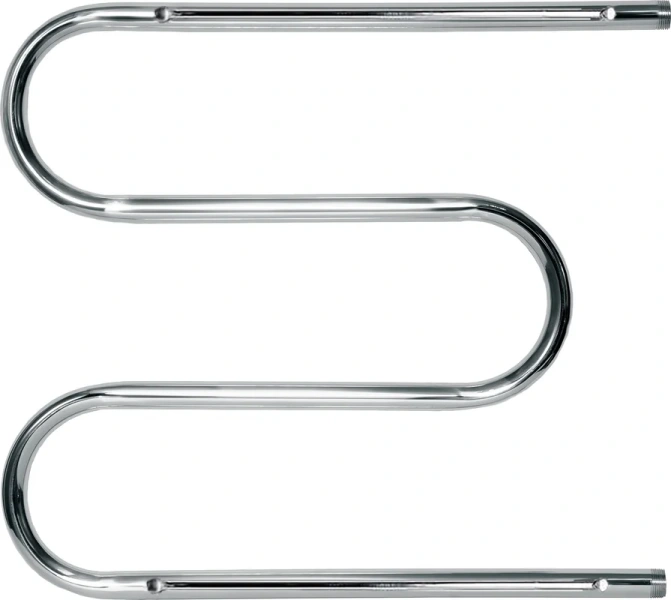 Полотенцесушитель водяной Ника Simple 60x80 см хром М 3/4 60/80 с полкой (детальная фотография)