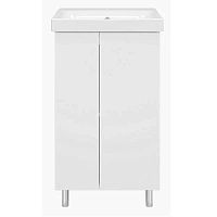 Тумба под раковину напольная Misty Лира 50 см белая