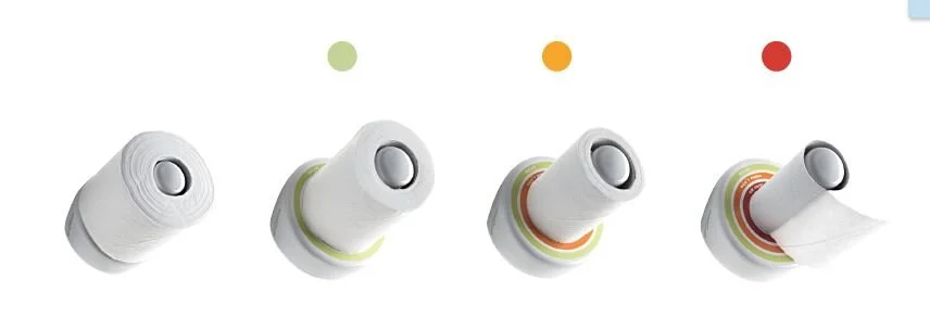 Держатель туалетной бумаги настенный с рисунком Artceram Postit PSC001 01 74 (детальная фотография), настенные