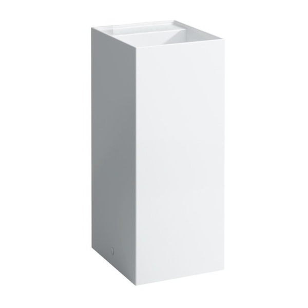 Раковина напольная Laufen Kartell 37 см белая без покрытия LCC 8.1133.1.000.112.1 (детальная фотография)