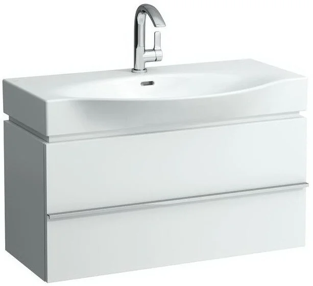 Тумба под раковину подвесная Laufen Case 90 см белая матовая 4.0125.2.075.463.1 (детальная фотография)