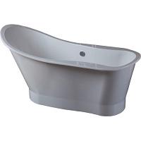 Ванна из литьевого мрамора, цвет белый, Romance Collections Leeds