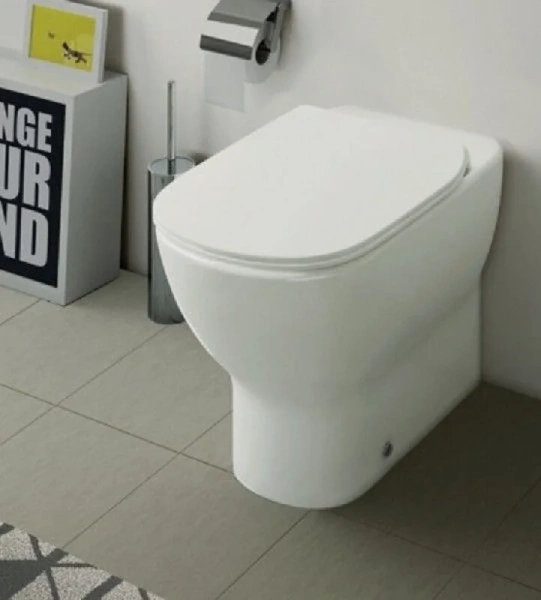 Унитаз напольный Ideal Standard Tesi T0077 приставной, технология AquaBlade (детальная фотография), современные, hi-tech, круглые