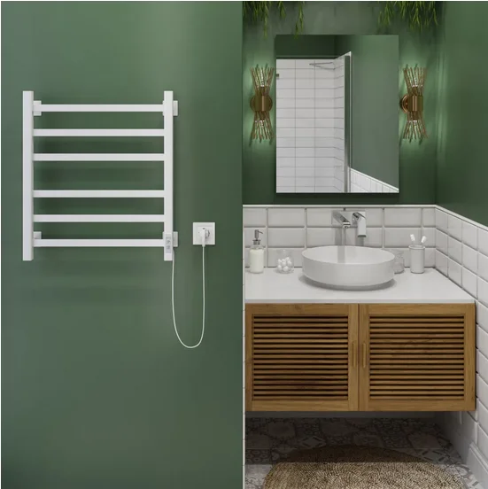 Полотенцесушитель электрический Ника Step 60х50 см белый матовый STEP-1 60/50 бел мат U (детальная фотография), белыe