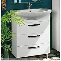 Тумба под раковину напольная Акватон Ария Н 80 см белая