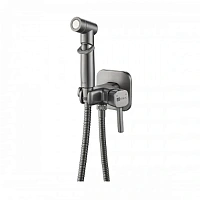 Гигиенический душ со смесителем Lemark Solo графит