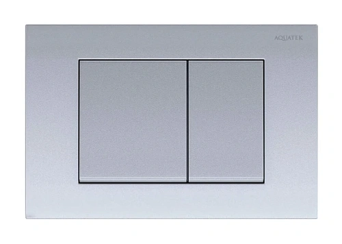 Клавиша смыва Акватек Pneumo S хром матовый - фото 4