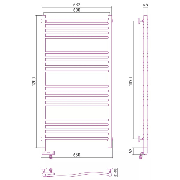 Схема (детальная фотография), хром