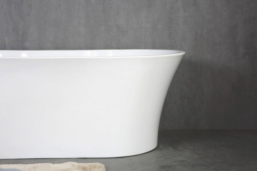 Ванна акриловая BelBagno 170х80 см отдельностоящая BB201-1700-800 (детальная фотография), 170x80 см