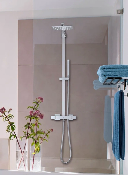 Душевая система Grohe Euphoria Cube System  26087000 (детальная фотография), со смесителем