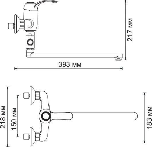 Смеситель для ванны WasserKRAFT Isar бронза 1302L (детальная фотография), из латуни, округлая форма, с душевой лейкой