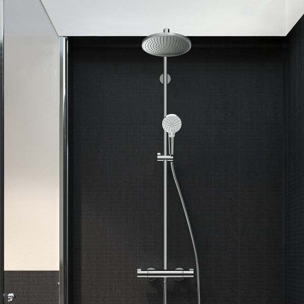 Душевая стойка Hansgrohe Crometta S хром 27267000 (детальная фотография), без излива
