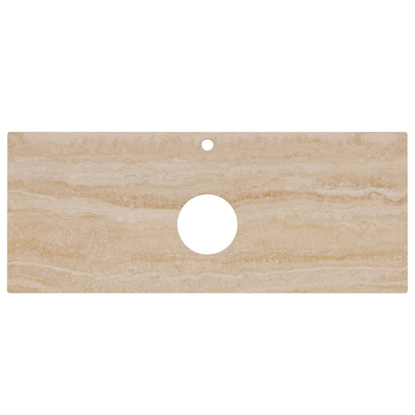 Столешница для накладных раковин Kerama Marazzi Plaza Modern 120 см Риальто песочный PL1.SG560400R\120 (детальная фотография)