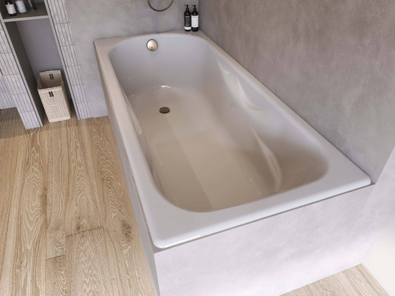 Ванна чугунная Wotte Comfort 170х75 см белая Comfort 1700x750 (детальная фотография), современныe, hi-tech