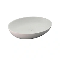 Раковина Abber Stein 55 см белая матовая