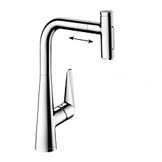 Смеситель для кухни Hansgrohe Talis Select M51 однорычажный, с вытяжным душем
