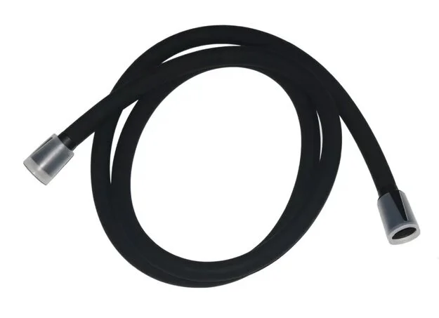 Шланг для душа IDDIS Optima Home силиконовый черный матовый OPH12BLi19 (детальная фотография)